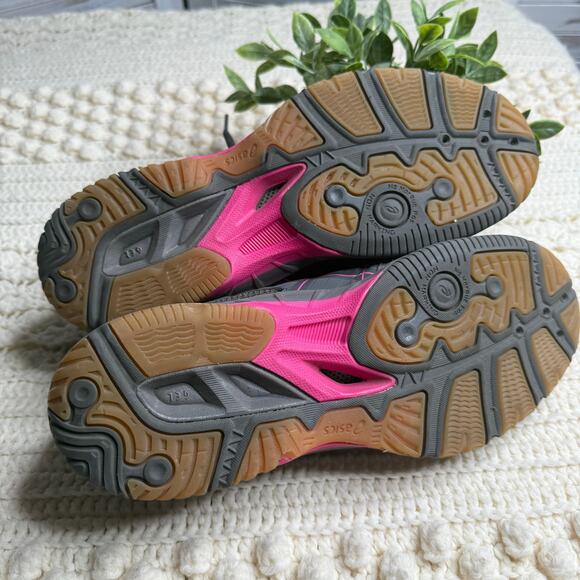 ASICS Women's SIZE 11 Gel 1150V B457Y Gray Pink Athletic Volleyball Shoe Sneaker - Picture 11 of 16